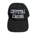 Crystal Cross Black Baseball Cap