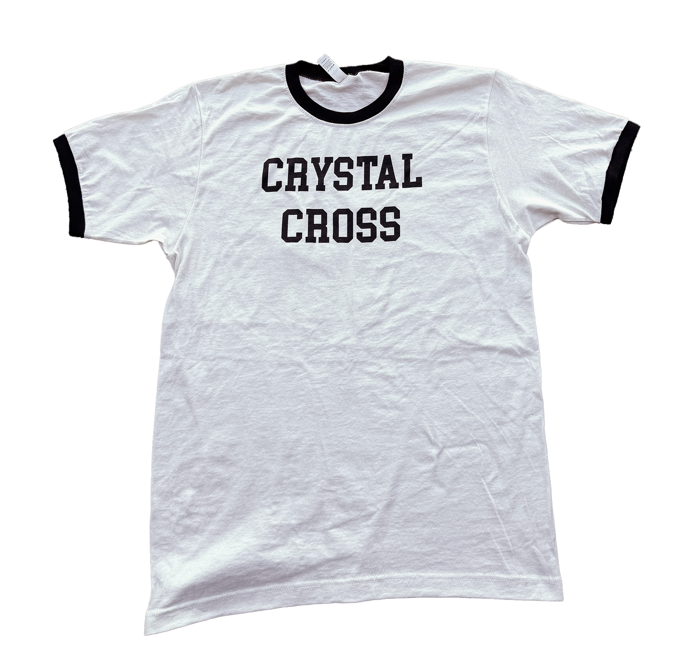 Crystal Cross White Tee