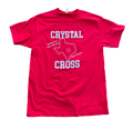 Crystal Cross Red Tee