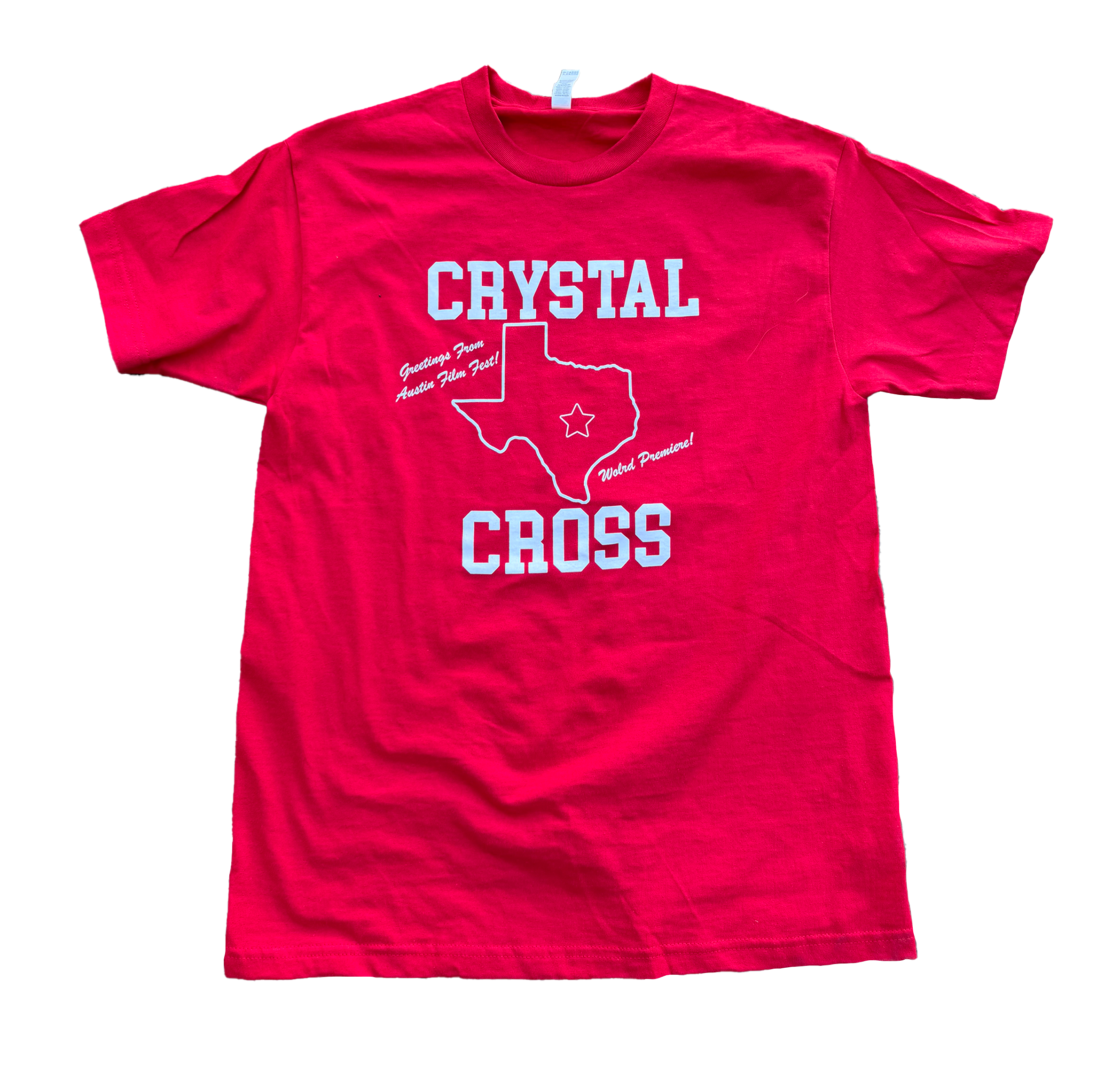 Crystal Cross Red Tee
